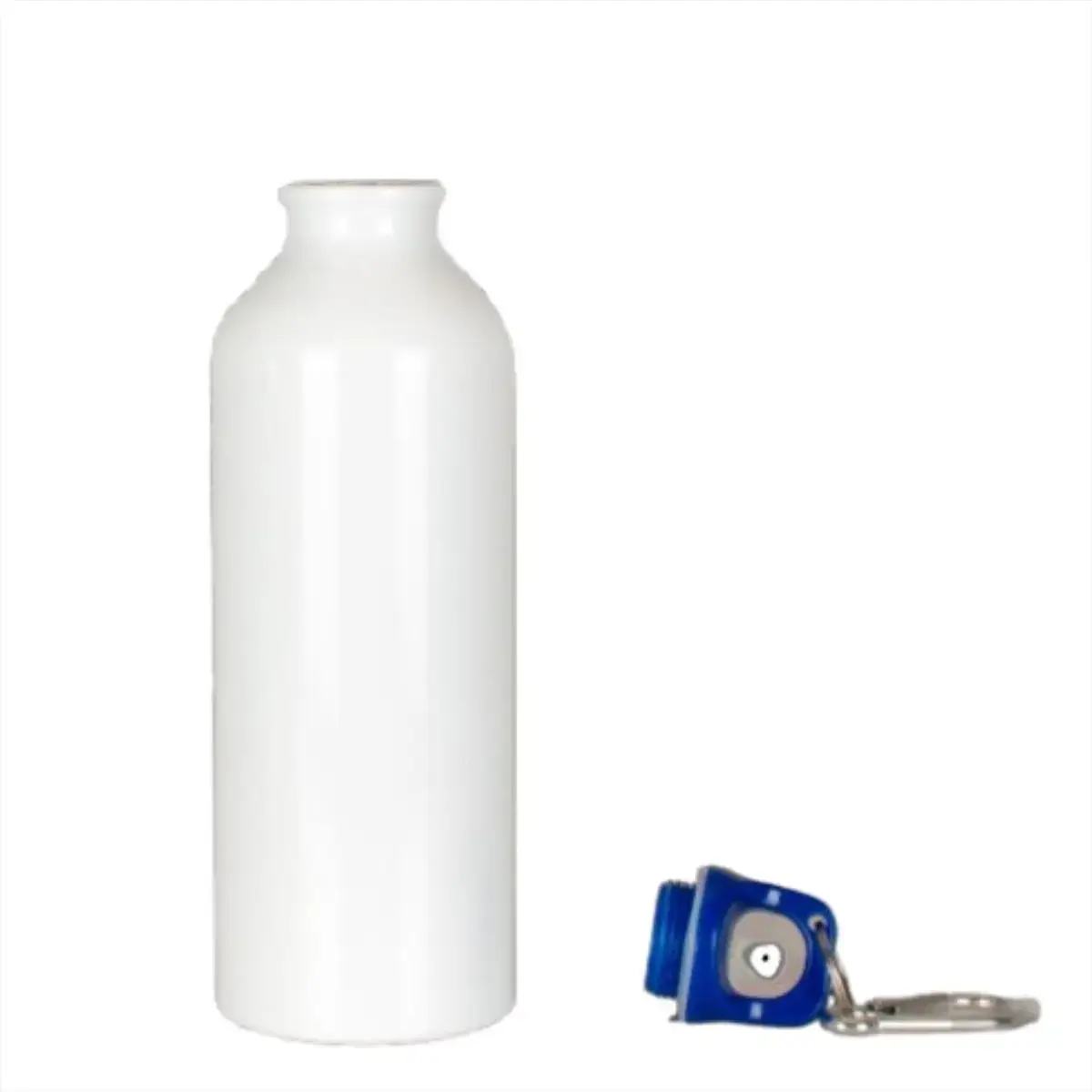 Alumínium kulacs karabínerrel, 500 ml - Real Madrid