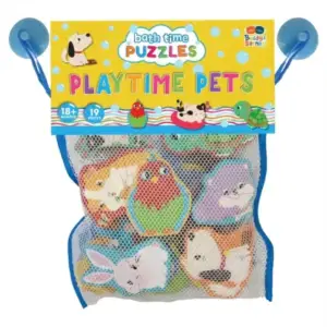 Buddy & Barney Fürdőjáték puzzle - Játékos kisállatok
