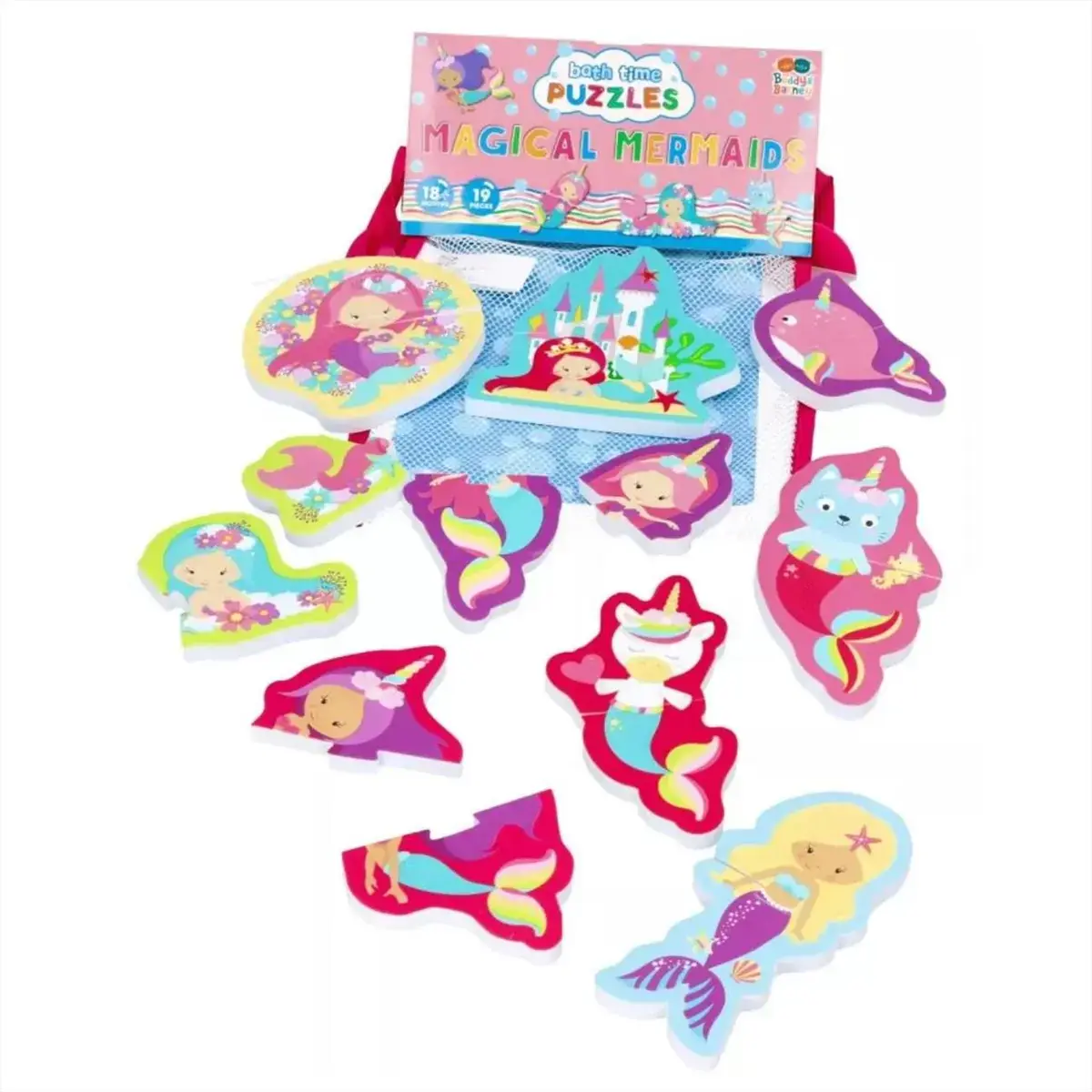 Buddy & Barney Fürdőjáték puzzle - Varázslatos sellők