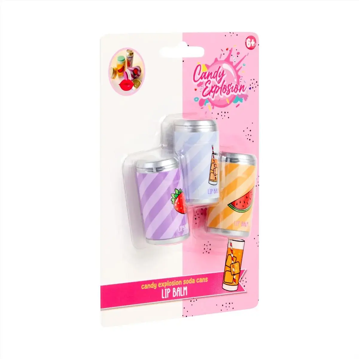 Canenco Create it! Candy ajakbalzsam üdítősdobozban, 3 db