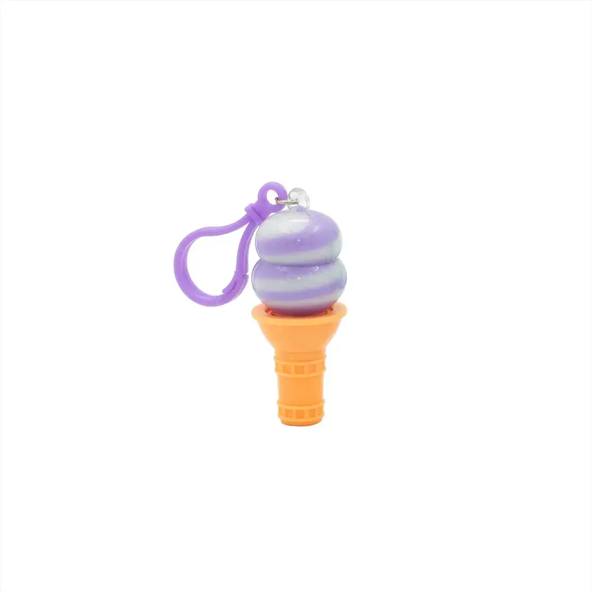 Canenco Create It! Candy szájfény fagyis kulcstartóban - lila, rágógumi ízű