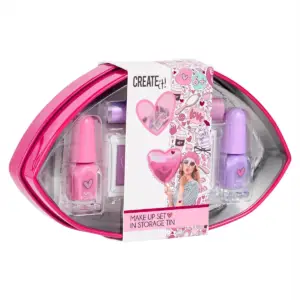 Canenco Create It!  Make-up szett szív alakú fémdobozban
