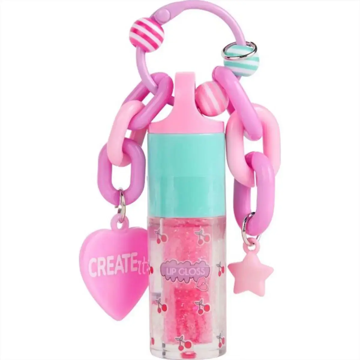 Canenco Create it! Vagány kulcstartós szájfény - Élénk pink