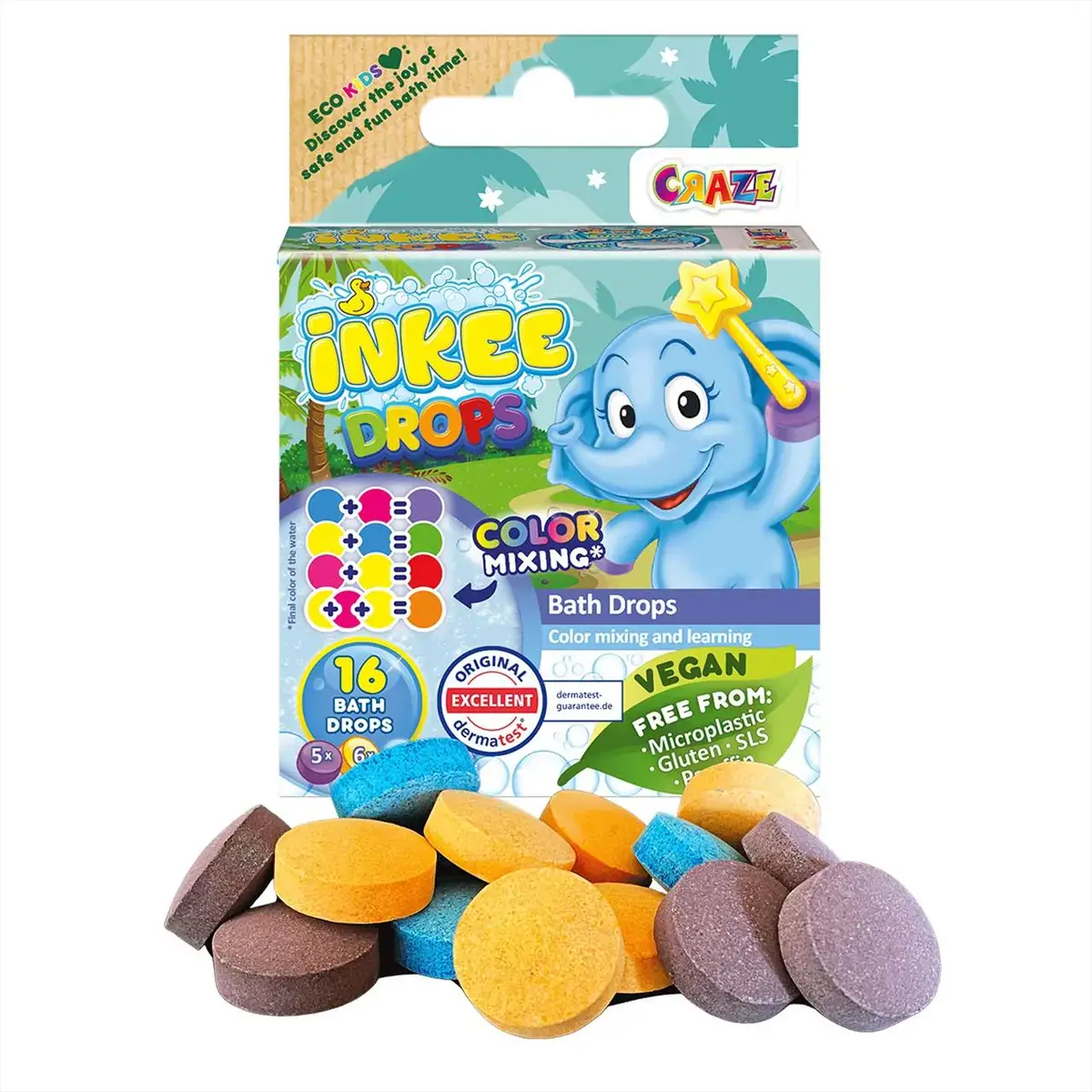 Craze Inkee vegán fürdő tabletta 16db-os