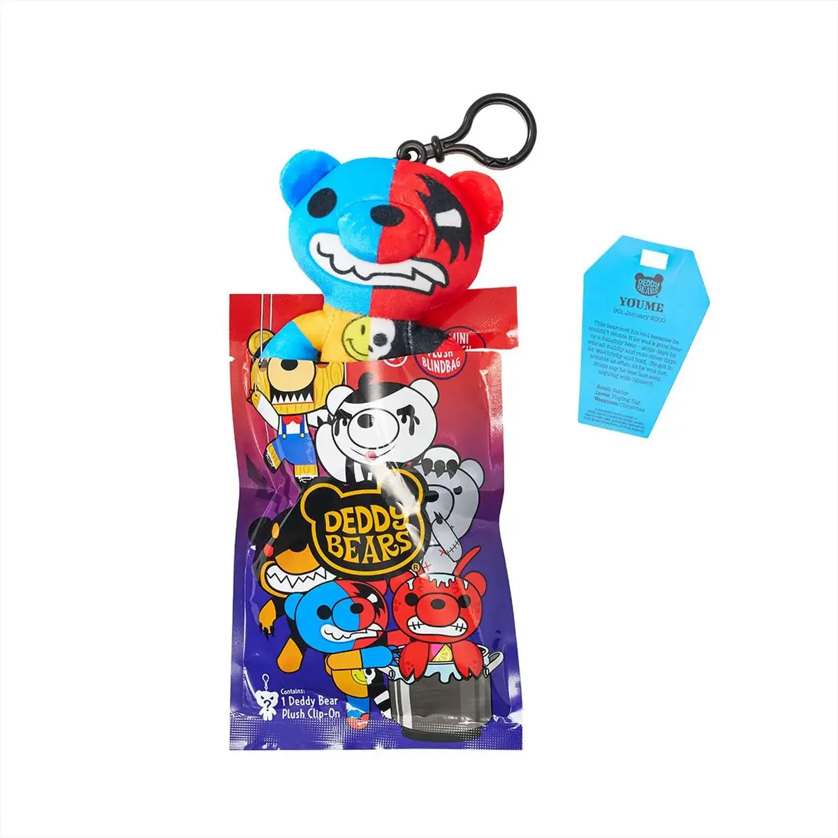 Deddy Bears meglepetés clip-on plüss, 4. sorozat - többféle