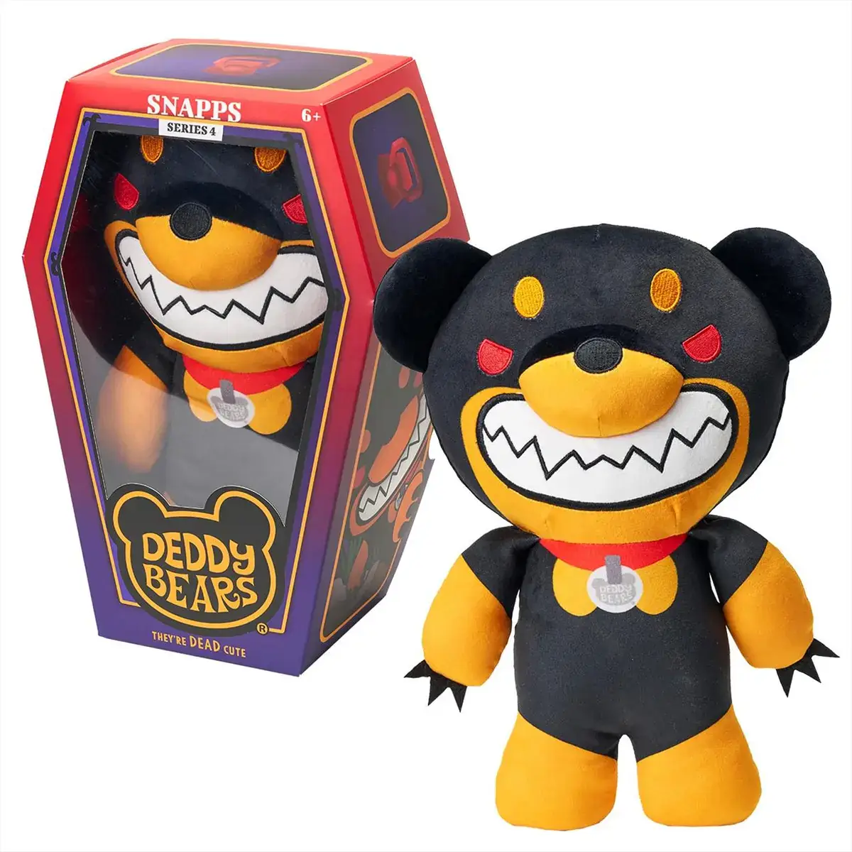 Deddy Bears plüss koporsóban, 4. sorozat, 30 cm-es - Snappers