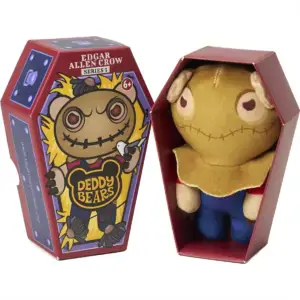 Deddy Bears plüss koporsóban, 5. sorozat, 15 cm-es - Edgar Allen Crow