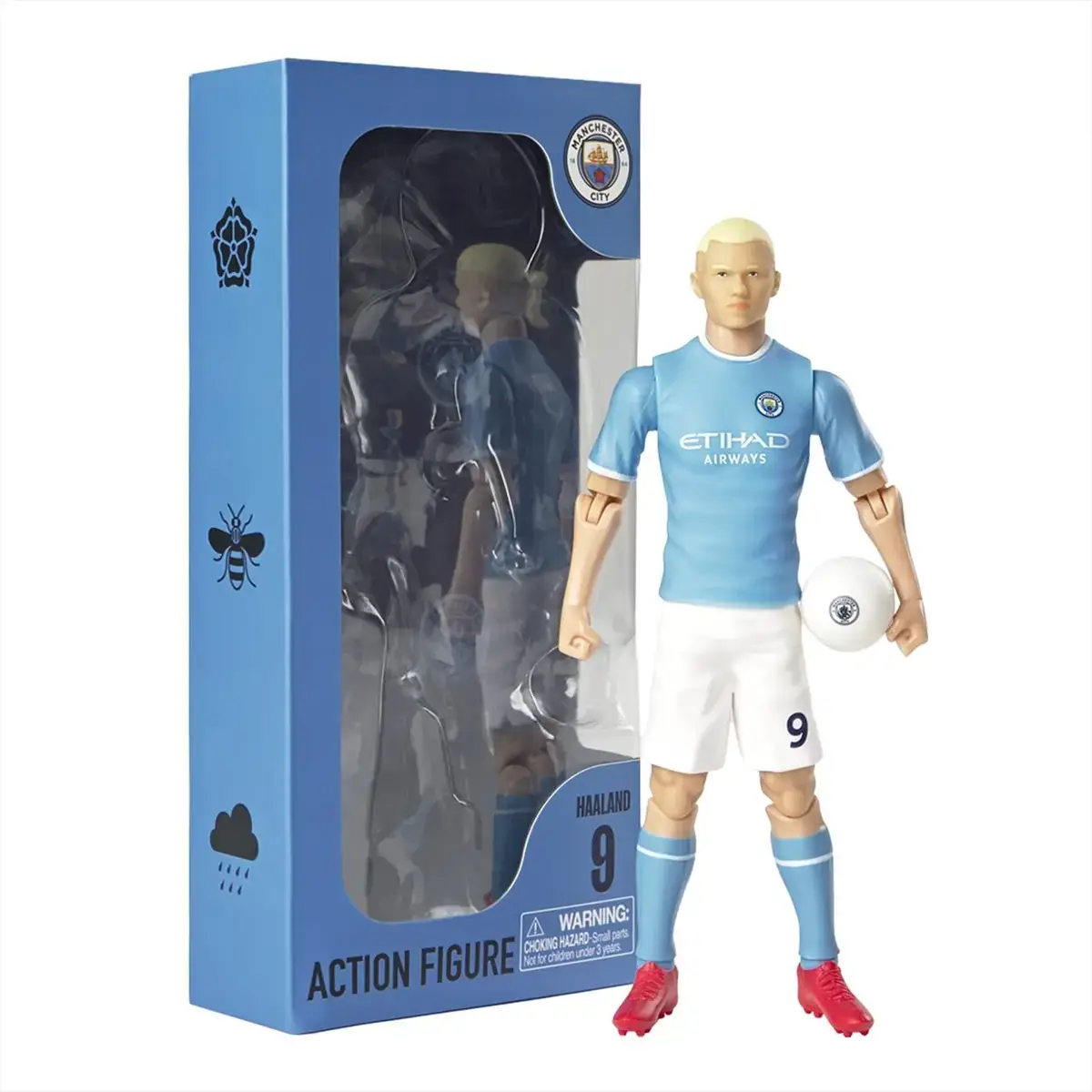 Focista akciófigura, 20 cm - Manchester City, Haaland 9