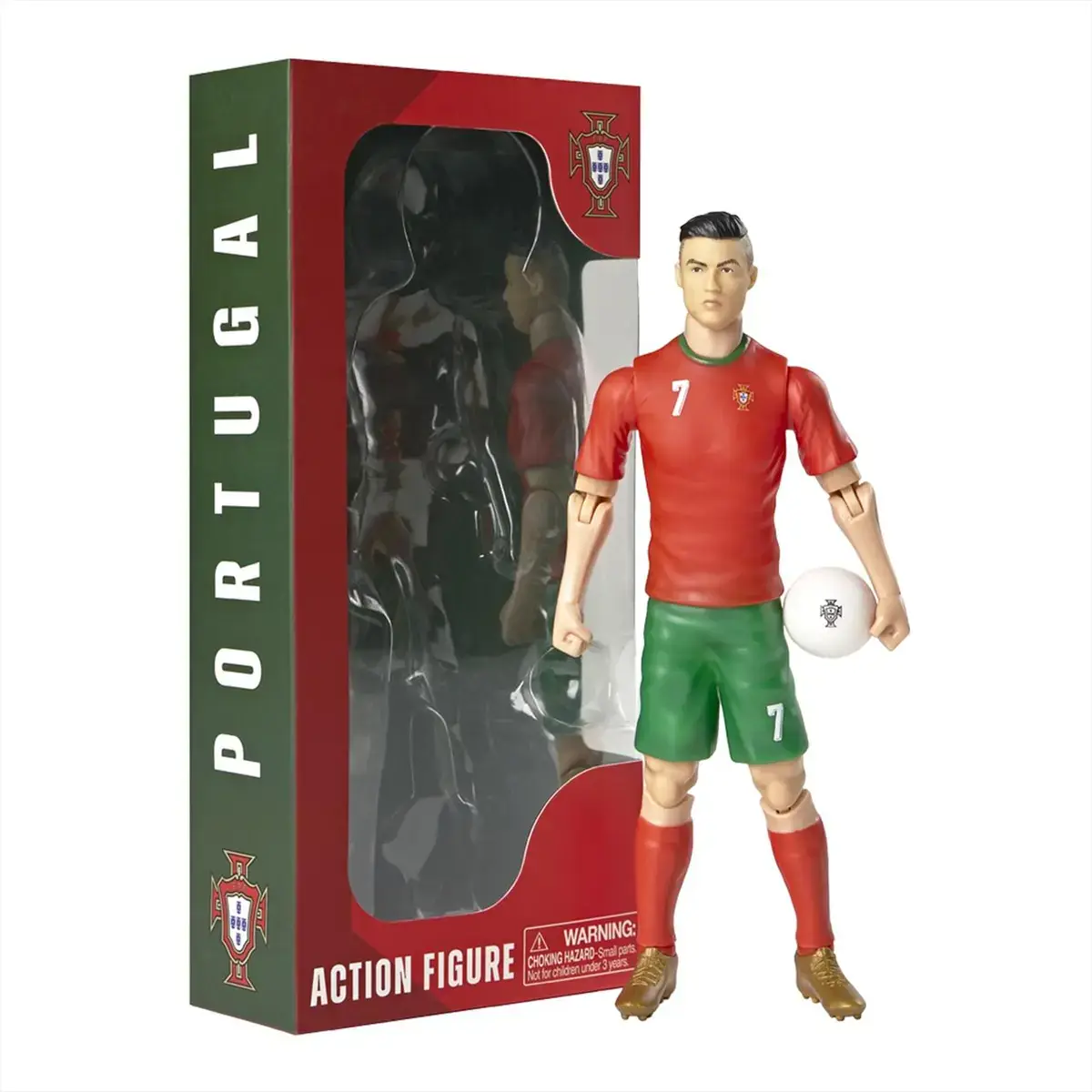 Focista akciófigura, 20 cm - Portugal, Ronaldo 7