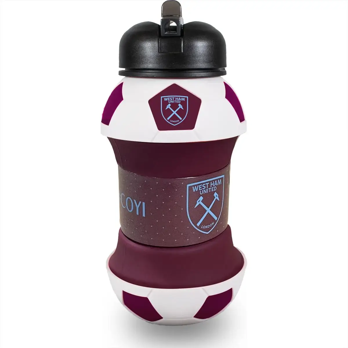 Hy-Pro Összecsukható, labda formájú kulacs, 500 ml - West Ham