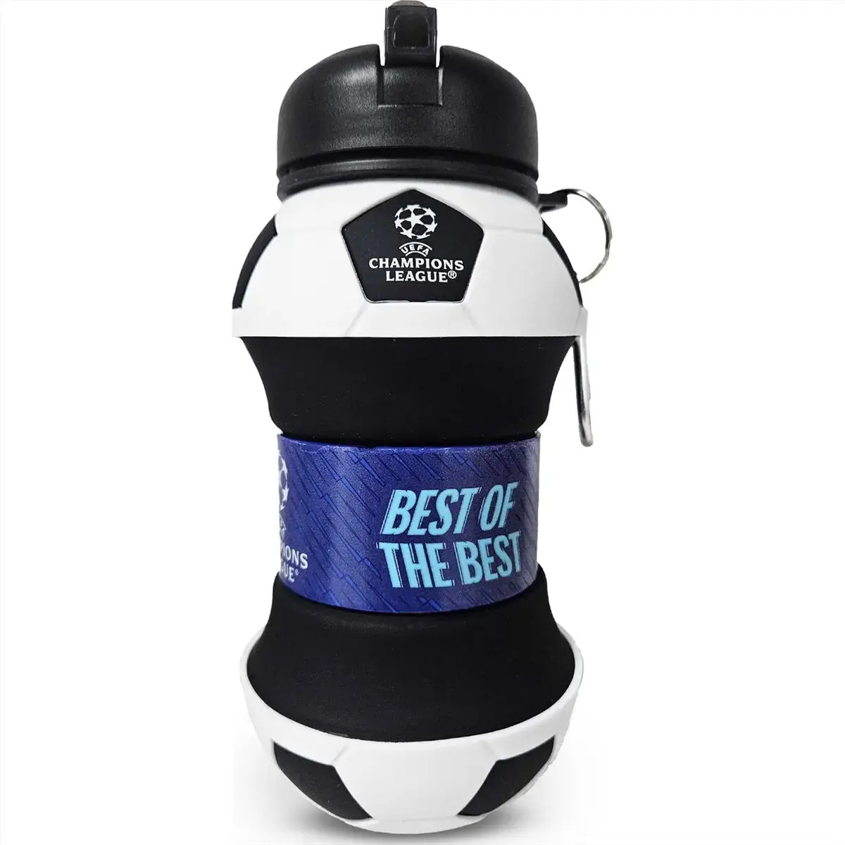 Hy-Pro Összecsukható, labda formájú UCL kulacs, Bajnokok Ligája - 550 ml