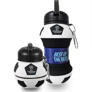 Hy-Pro Összecsukható, labda formájú UCL kulacs, Bajnokok Ligája - 550 ml