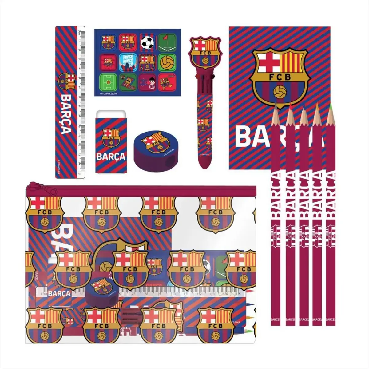 Írószerkészlet - FC Barcelona