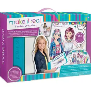 Make It Real Divattervező Mega szett világító táblával