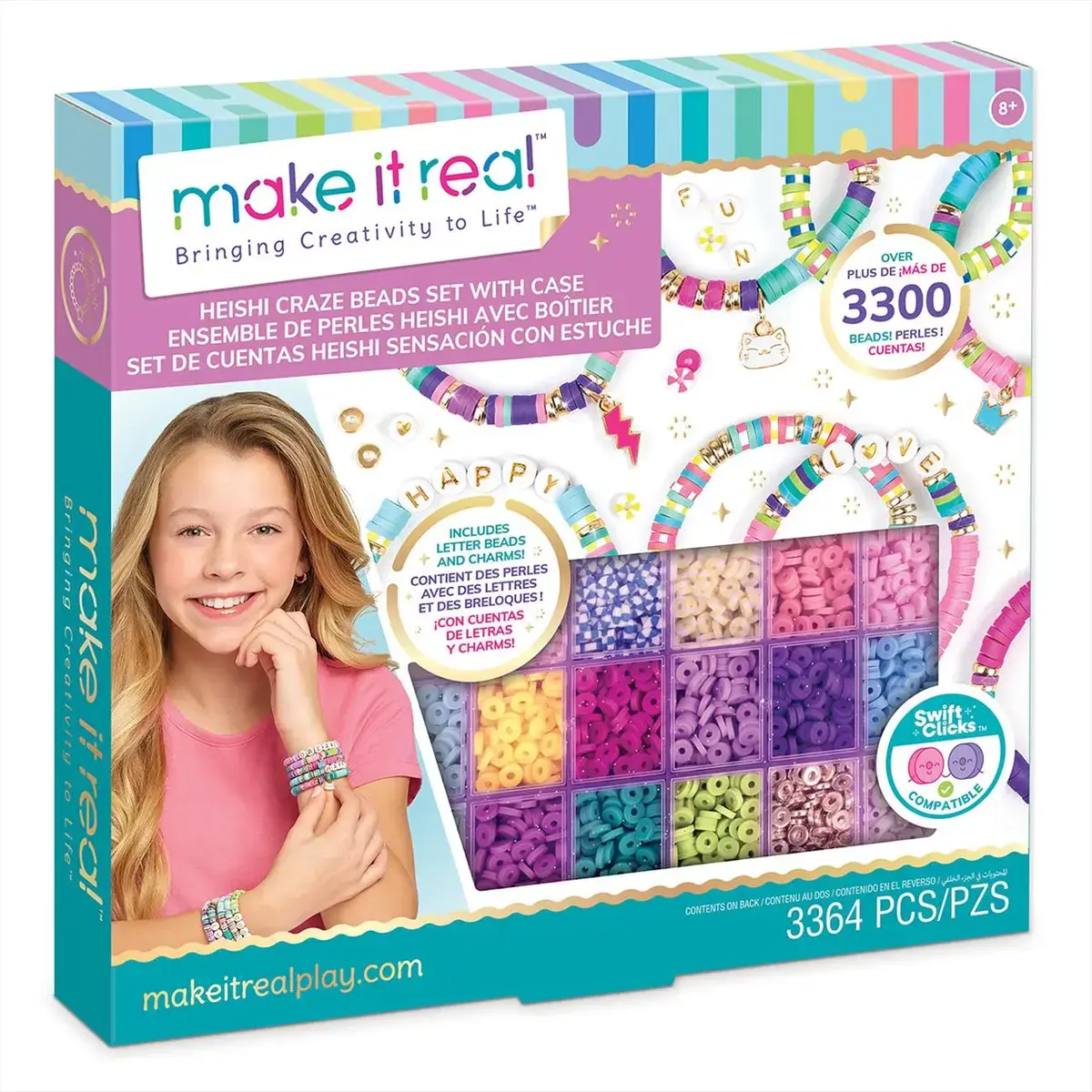 Make It Real Heishi gyöngyök tárolóban