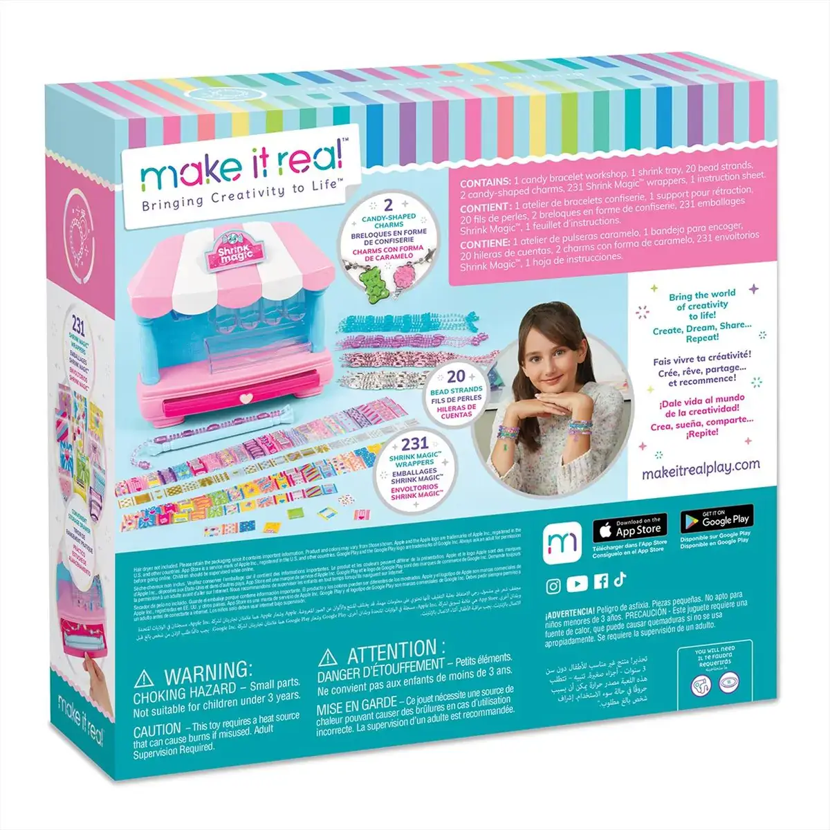 Make It Real Süthető cukorka karkötő készlet