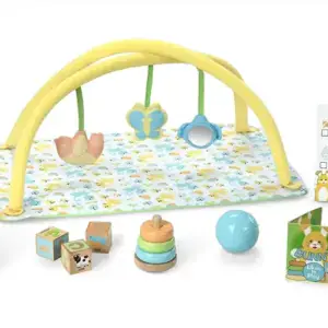 Melissa & Doug Babák és babaházak, Baba játszószőnyeg játékokkal