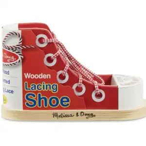 Melissa & Doug Fa készségfejlesztő játék, Cipőfüzés