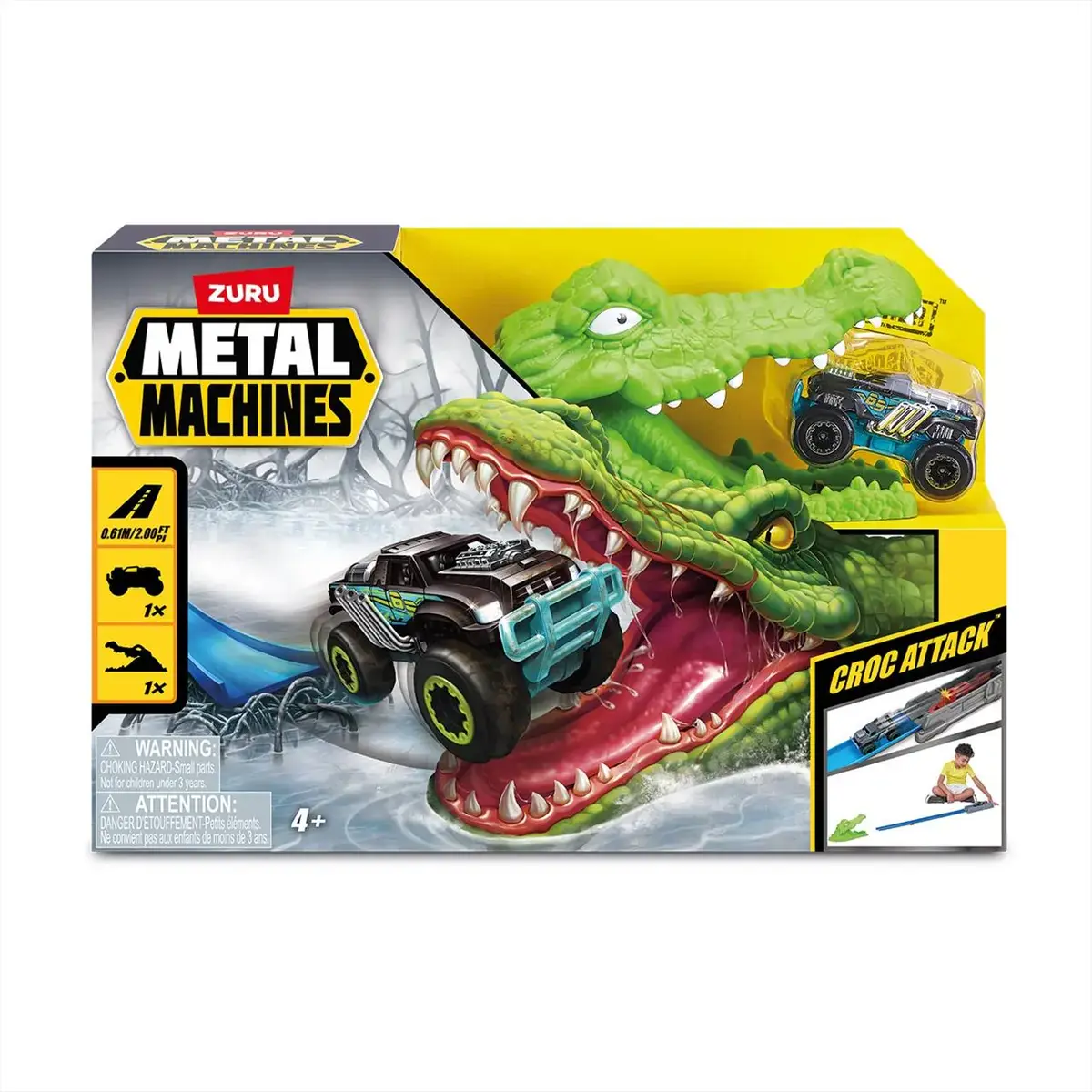 Metal Machines krokodil támadás játékszett
