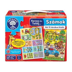Orchard Toys Keress és találj... Számok puzzle, 2x10 db-os