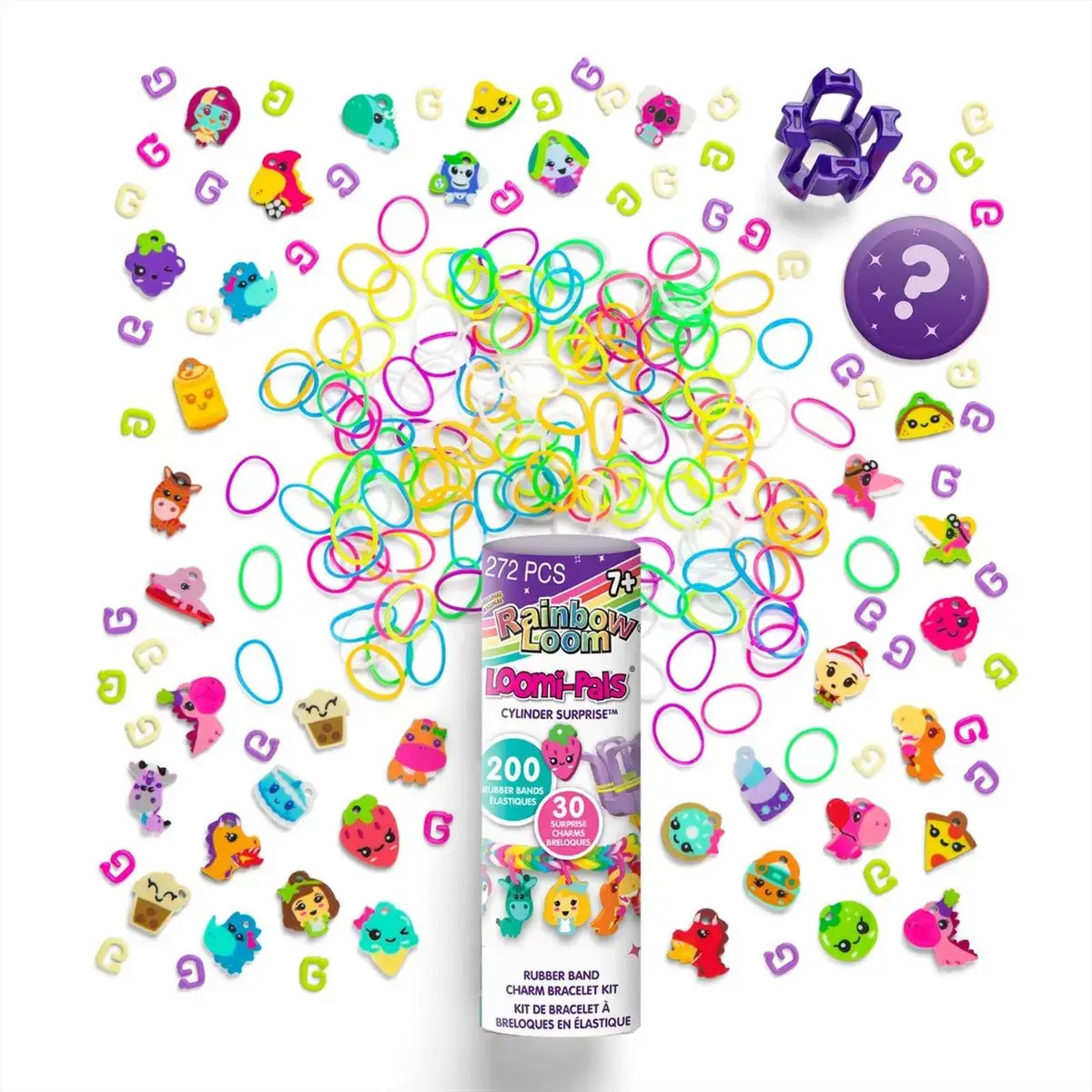 Rainbow Loom Lomi-Pals, Cylinder Surprise charmok