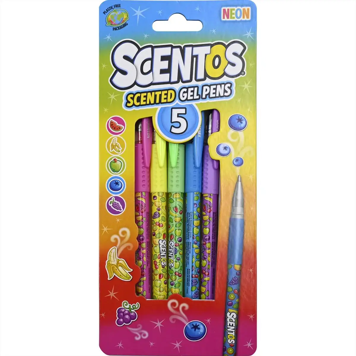 Scentos Illatos zseléstoll, 5 db-os - neon színek