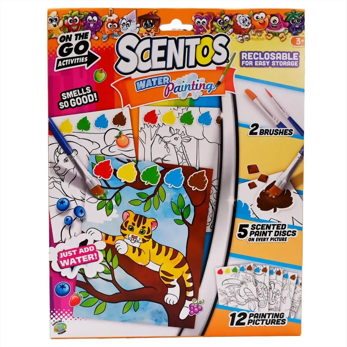 Scentos Varázslatos kifestő, Dzsungel, 12 db-os