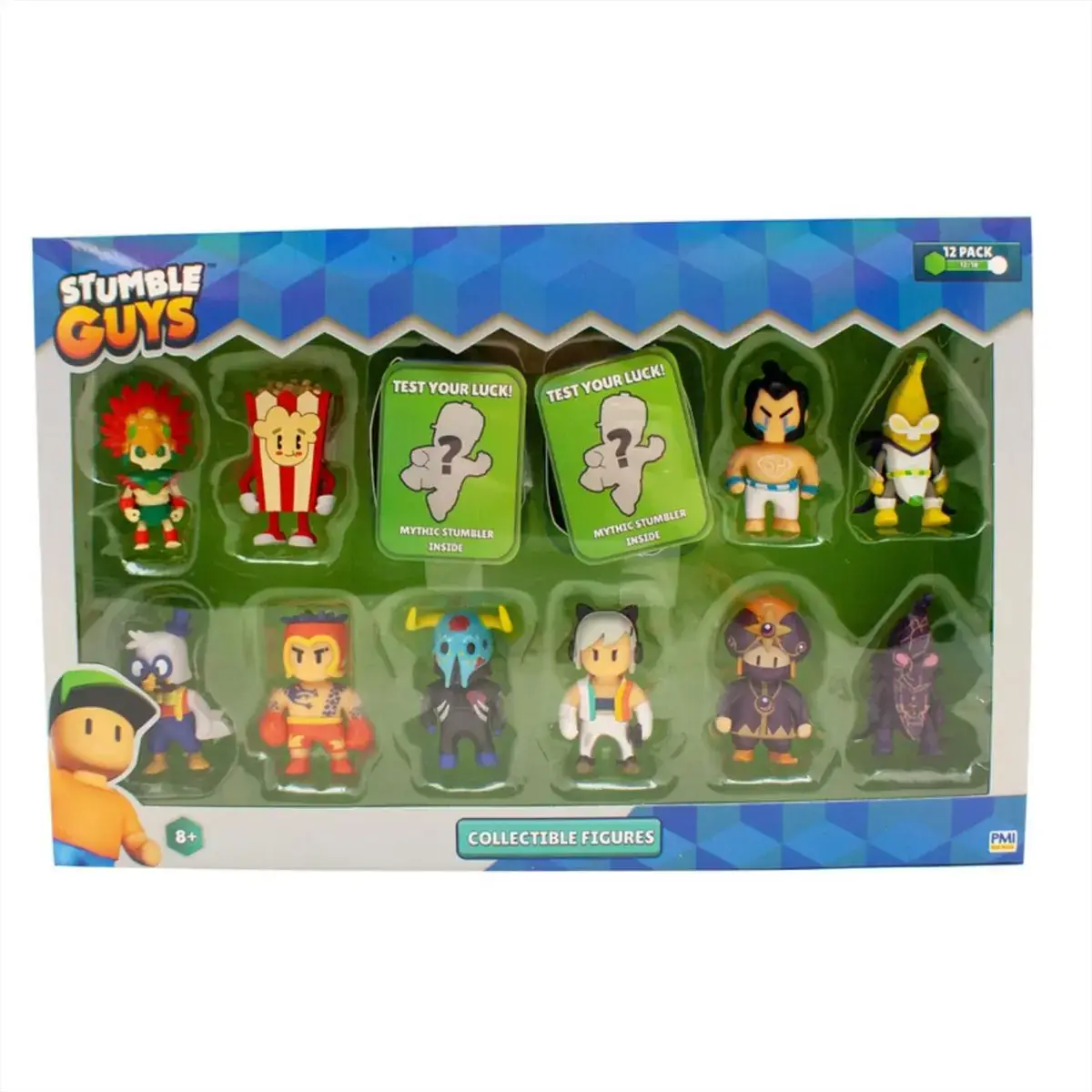 Stumble Guys meglepetés mini figura csomag, 12 db, 3. sorozat