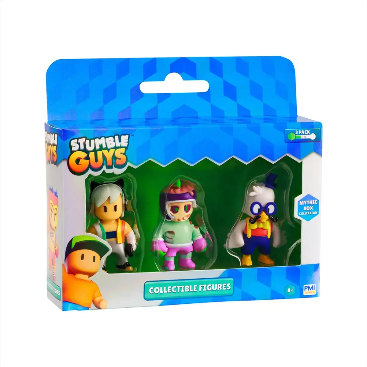 Stumble Guys mini figurák, 3 db, 3. sorozat - többféle