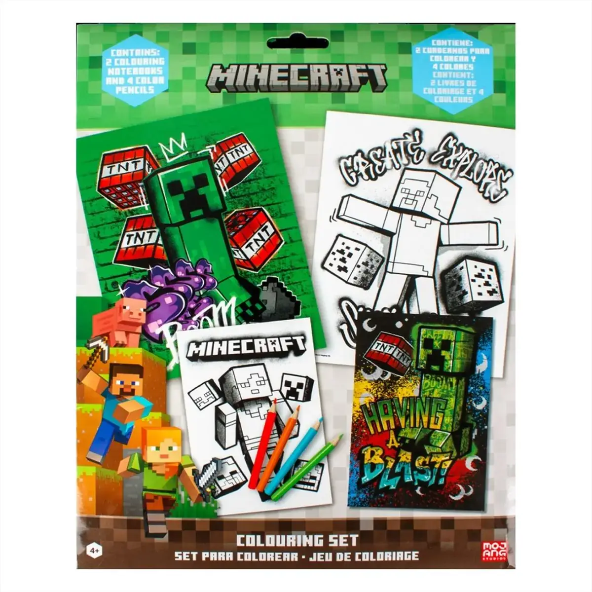Színező készlet - Minecraft