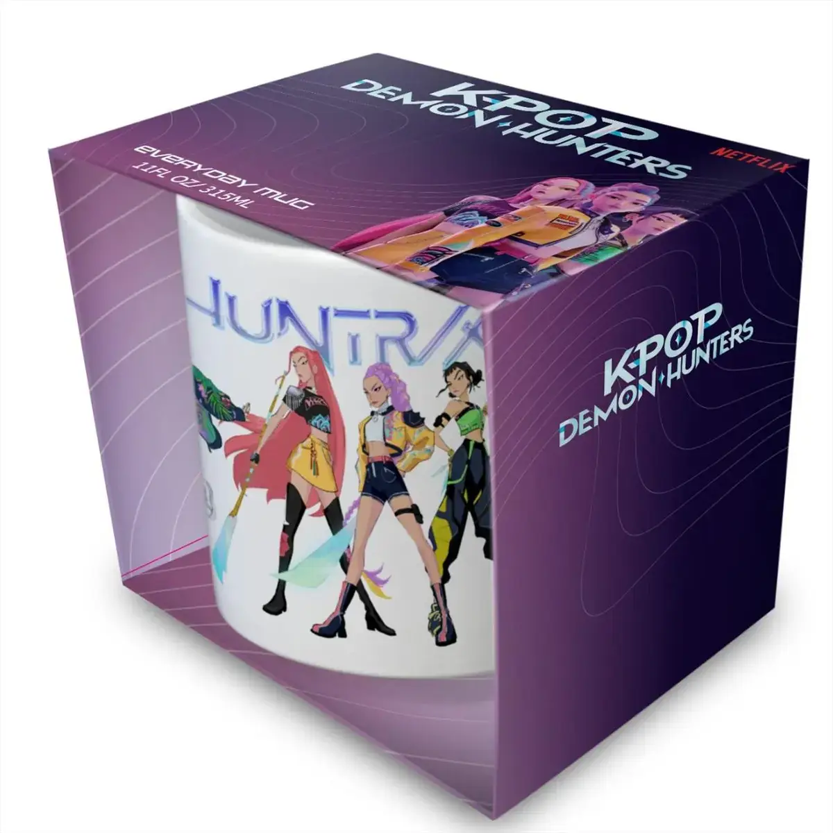 K-POP Démonvadászok Huntrix bögre - fehér