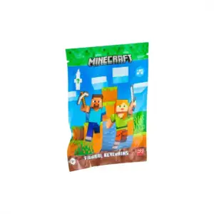 Minecraft Bársonyos tapintású mini figura meglepetés kulcstartó