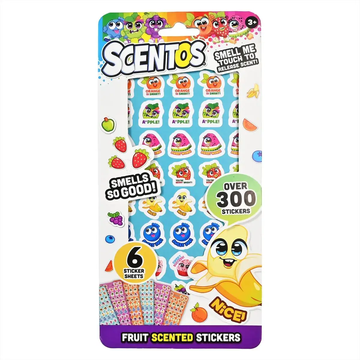Scentos Gyümölcs illatú matrica - 6 ív