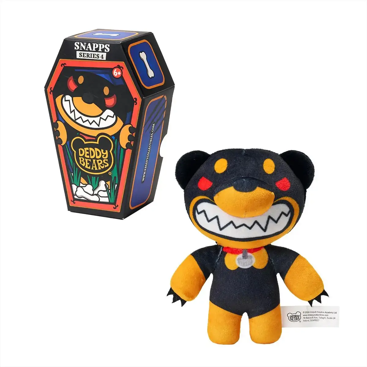 Deddy Bears plüss koporsóban, 4. sorozat, 15 cm-es - Snappers