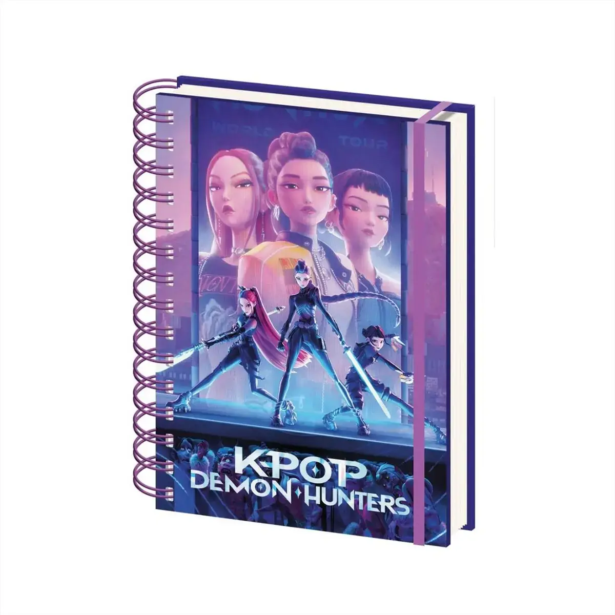 K-POP Démonvadászok Spirálfüzet, A5
